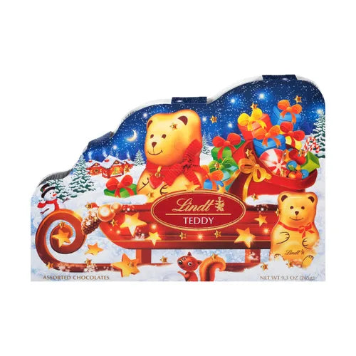 Lindt Teddy Sleigh Assorted Chocolate Advent Calendar (9.3 oz)
