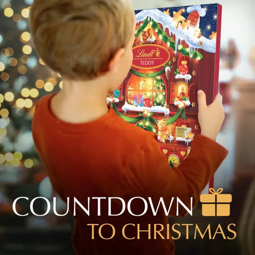 Lindt Holiday Chocolate Teddy Bear Advent Calendar (4.5 oz)