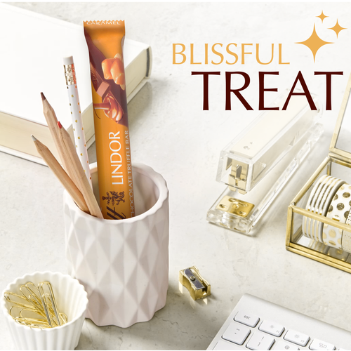 LINDOR Caramel Stick 24-pc Case (31.2 oz)
