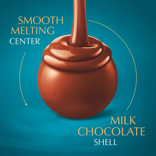 Milk Chocolate Salted Caramel LINDOR Truffles 800-pc Case (353 oz)