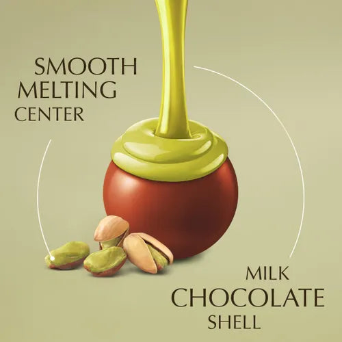 Pistachio Milk Chocolate LINDOR Truffles 20-pc Bag (8.5 oz)
