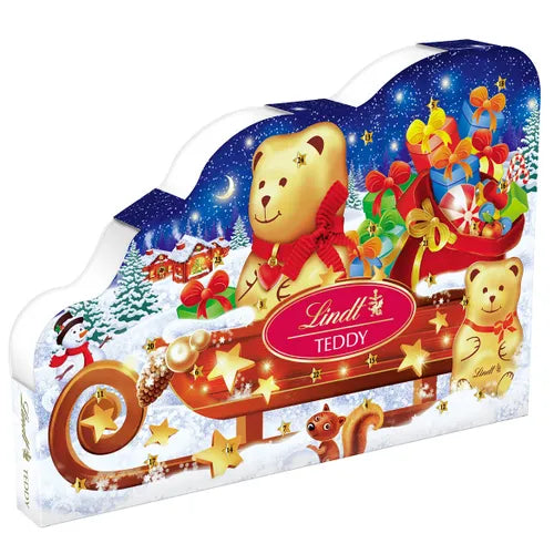 Lindt Teddy Sleigh Assorted Chocolate Advent Calendar (9.3 oz)